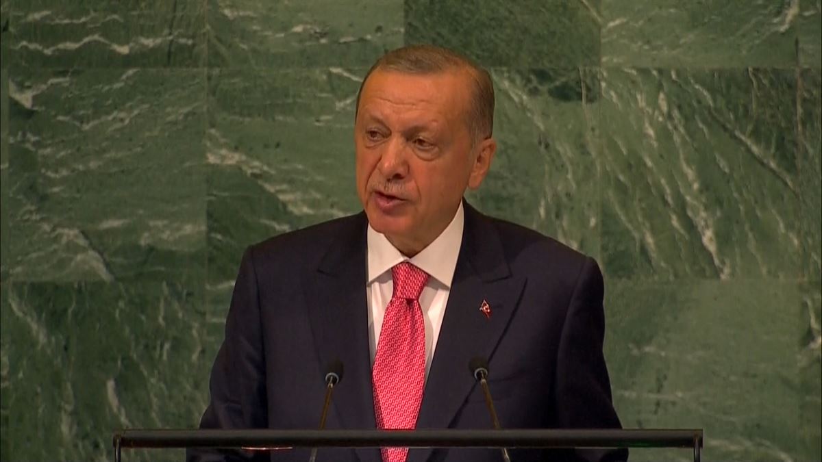 Recep Tayyip Erdogan, Turkiako presidentea. EITB Mediaren artxiboko irudia.