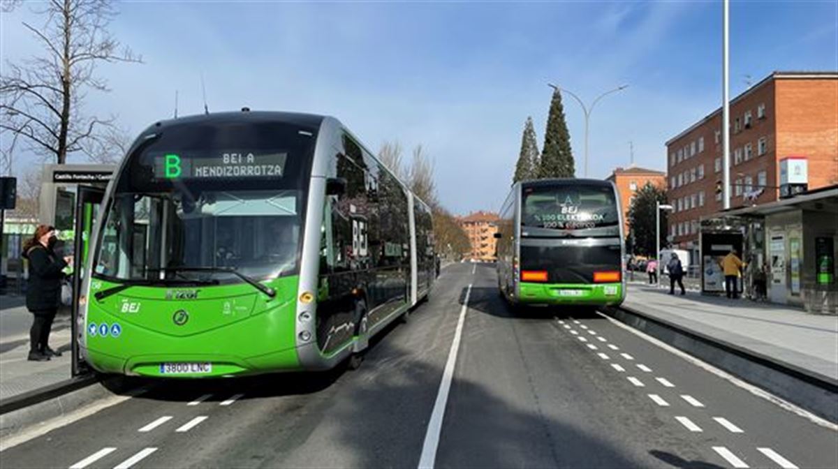 El Bus Electronico Inteligente (BEi) de Vitoria-Gasteiz.