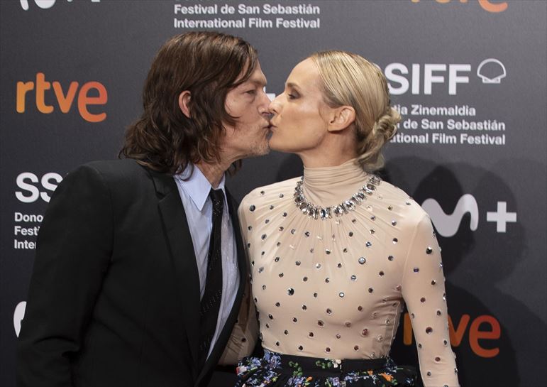 Norman Reedus eta Diana Kruger. EFE