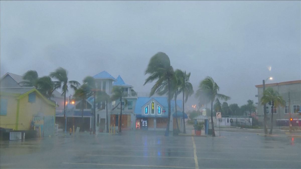 Huracán Ian en Florida. Imagen: Agencias