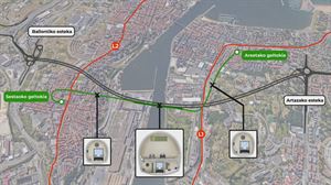 Bilboko itsasadarraren azpiko tunela eta trenbidea egitea bateragarriak dira