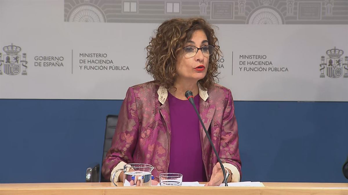 La ministra María Jesús Montero. Foto: EFE