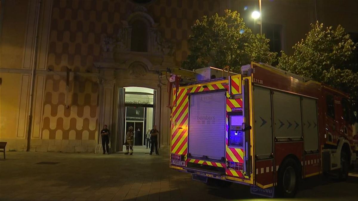 Deflagración en Girona. Imagen: EITB Media