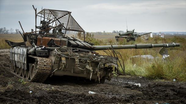 Tanke errusiar bat Kharkiv eskualdean