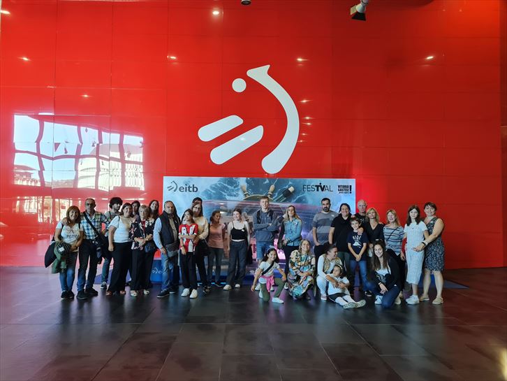 Visita de Open House 2022 a la sede EITB en Bilbao. Foto: EITB Media