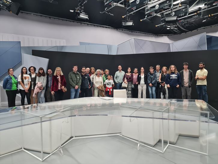 Visita de Open House 2022 a la sede EITB en Bilbao. Foto: EITB Media