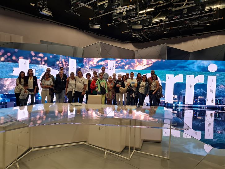 Visita de Open House 2022 a la sede EITB en Bilbao. Foto: EITB Media