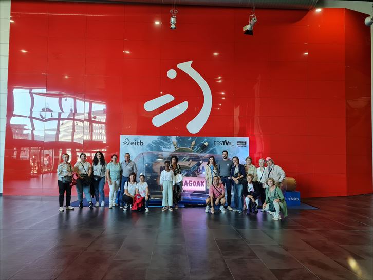 Visita de Open House 2022 a la sede EITB en Bilbao. Foto: EITB Media