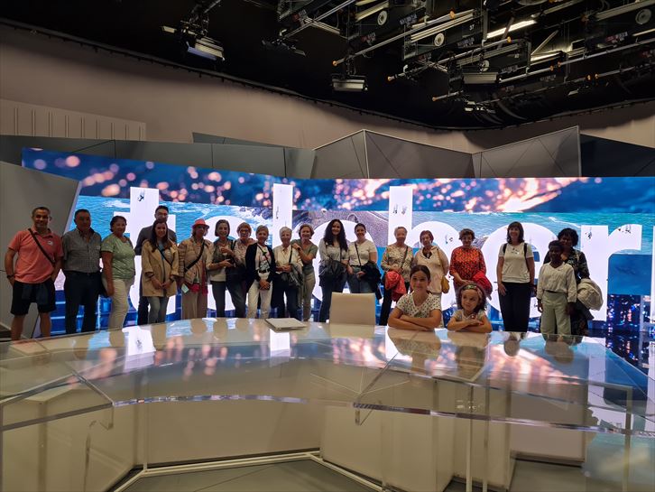 Visita de Open House 2022 a la sede EITB en Bilbao. Foto: EITB Media