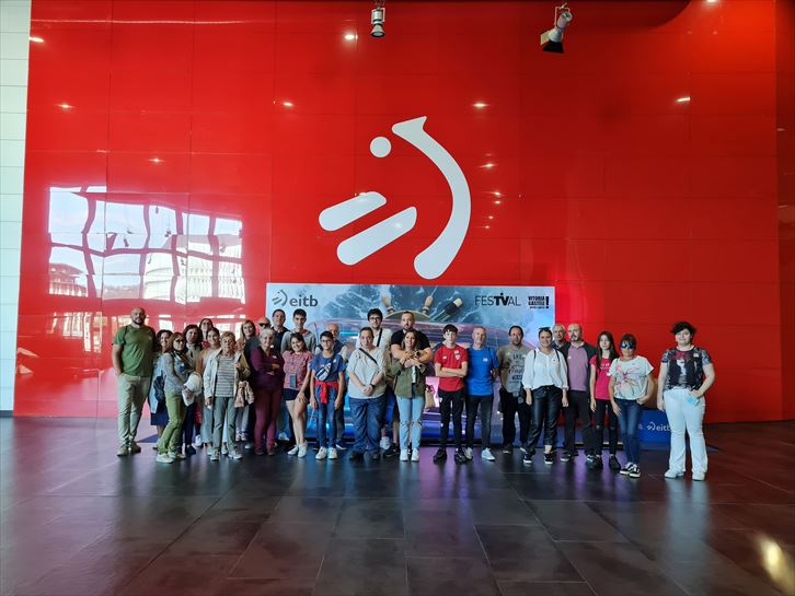 Visita de Open House 2022 a la sede EITB en Bilbao. Foto: EITB Media
