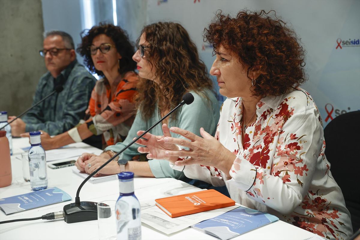 XX Congreso Nacional sobre el Sida e Infecciones de Transmisión Sexual, en Bilbao.Foto: EFE