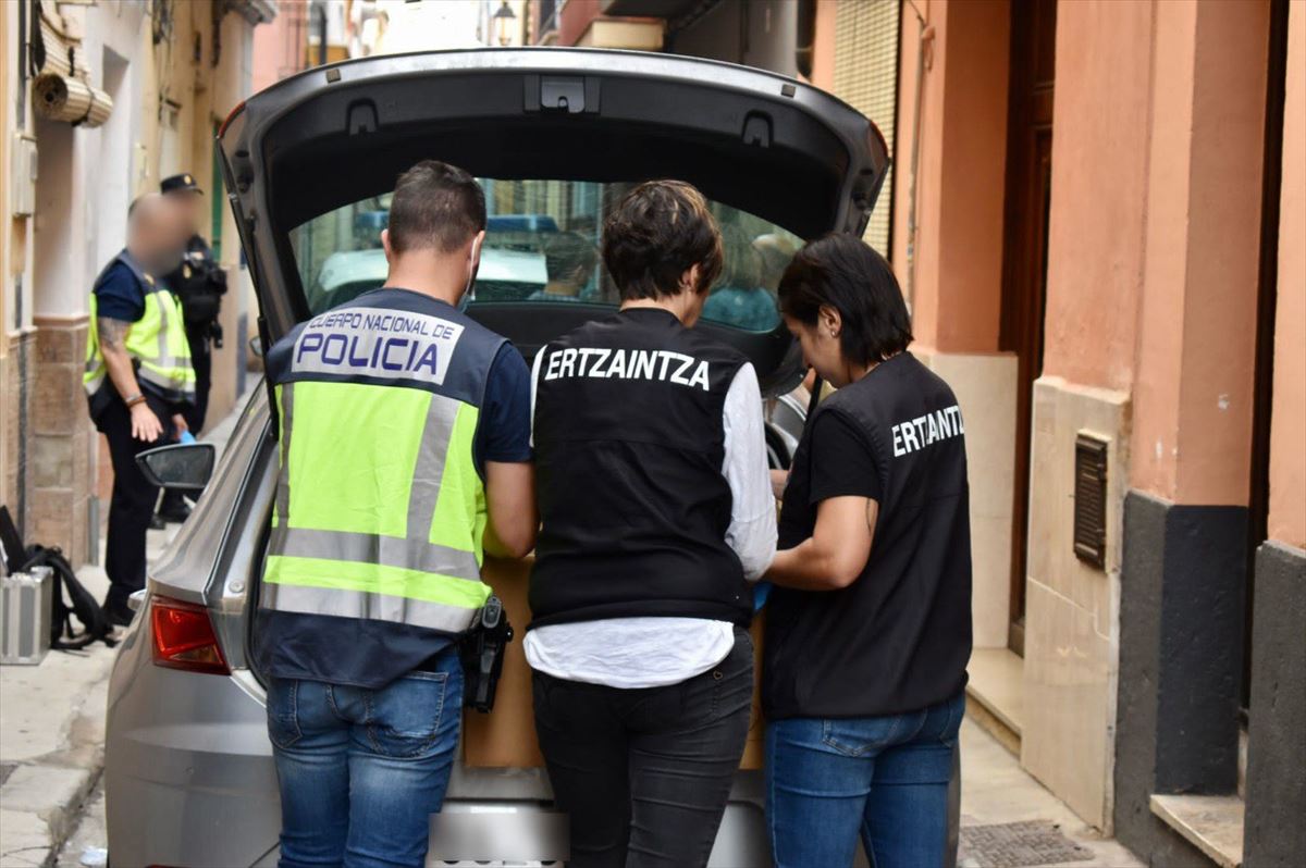 El presunto agresor ha sido detenido en Alzira (Valencia). Foto: Ertzaintza