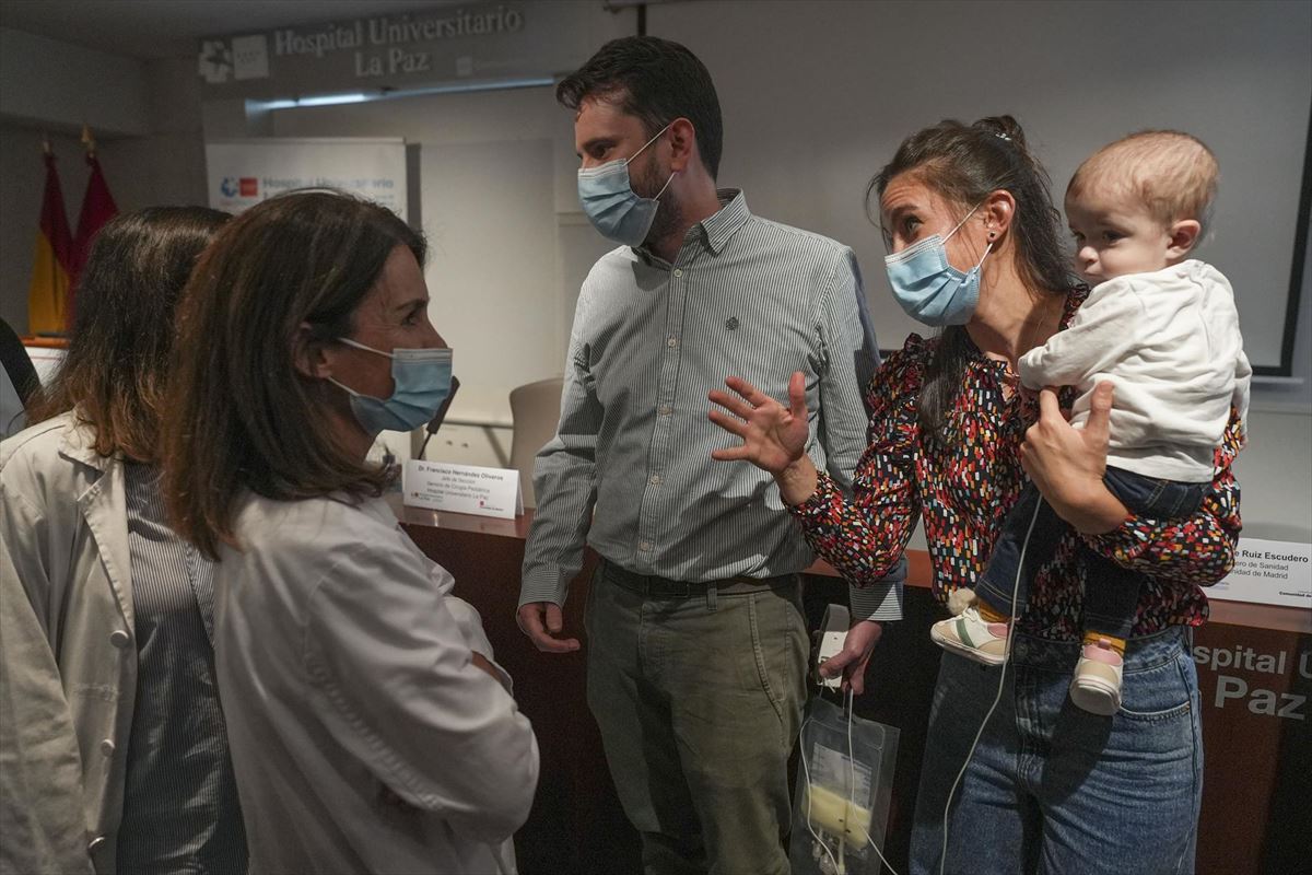 El trasplante se ha llevado a cabo en el Hospital La Paz. Foto: EFE.