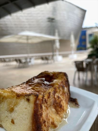 La famosa torrija del Guggenheim