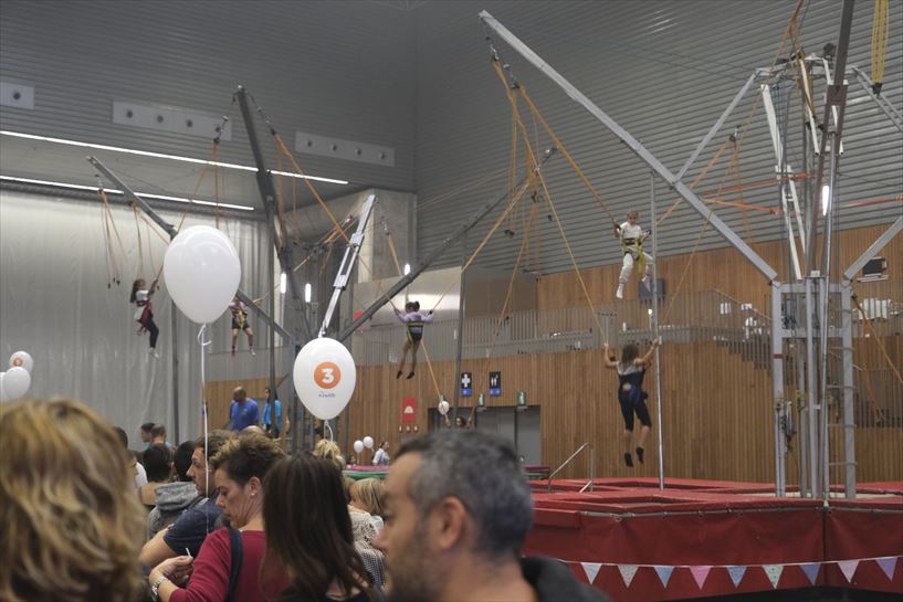 Fiesta BIZI EITB en el BEC, esta mañana. EITB Media.