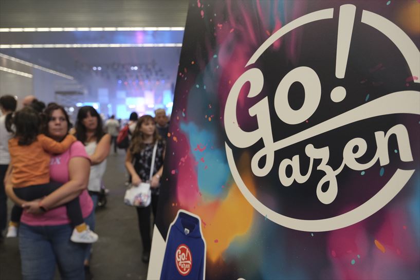 Fiesta BIZI EITB en el BEC, esta mañana. EITB Media.