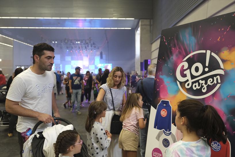 Fiesta BIZI EITB en el BEC, esta mañana. EITB Media.