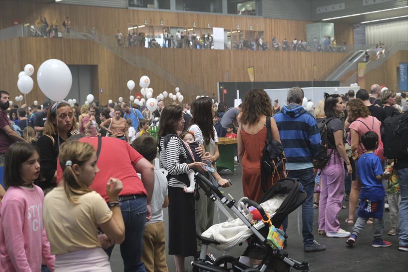 Fiesta BIZI EITB en el BEC, esta mañana. EITB Media.