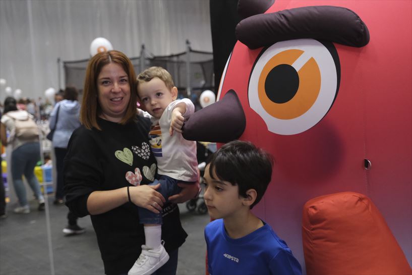 Fiesta BIZI EITB en el BEC, esta mañana. EITB Media.