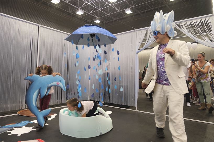 Fiesta BIZI EITB en el BEC, esta mañana. EITB Media.