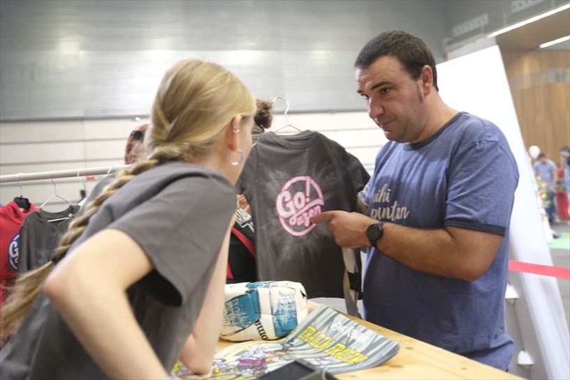 Fiesta BIZI EITB en el BEC, esta mañana. EITB Media.