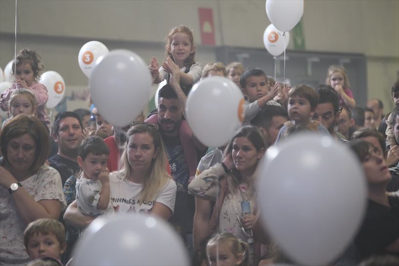 Fiesta BIZI EITB en el BEC, esta mañana. EITB Media.