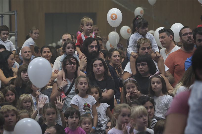 Fiesta BIZI EITB en el BEC, esta mañana. EITB Media.