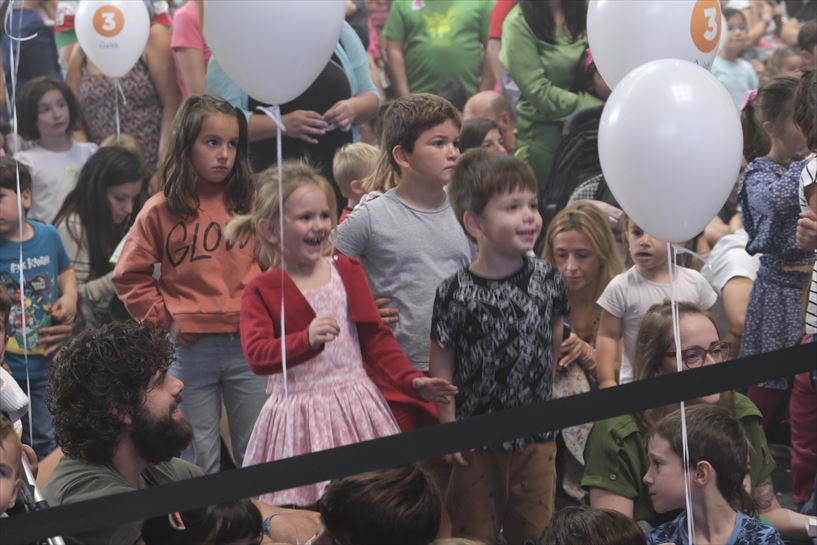 Fiesta BIZI EITB en el BEC, esta mañana. EITB Media.