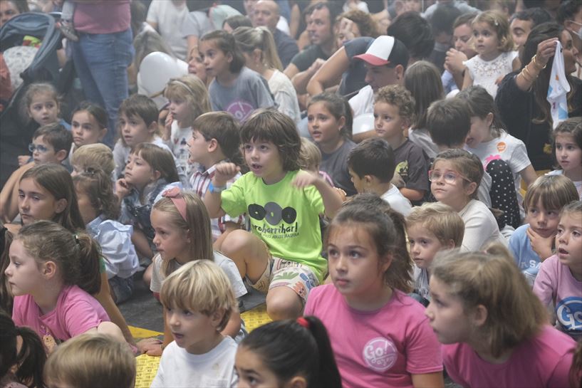 Fiesta BIZI EITB en el BEC, esta mañana. EITB Media.