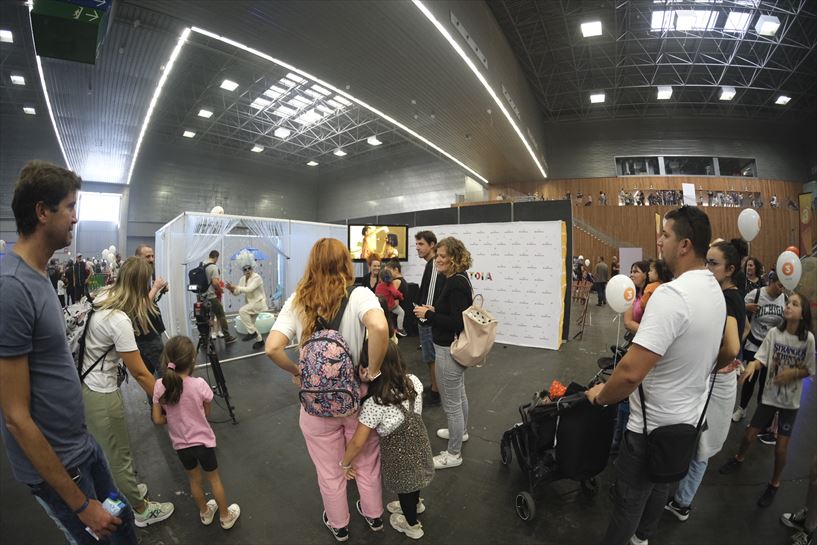 Fiesta BIZI EITB en el BEC, esta mañana. EITB Media.