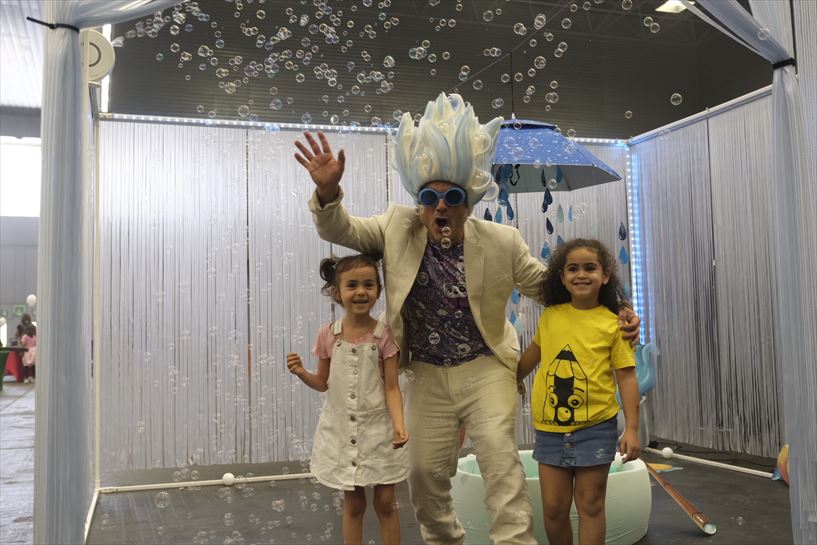 Fiesta BIZI EITB en el BEC, esta mañana. EITB Media.