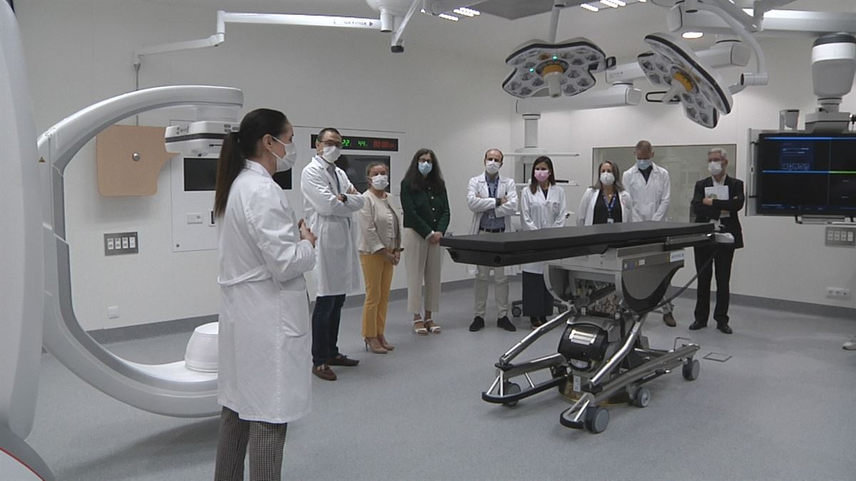 Nuevas instalaciones del Hospital de Txagorritxu. Imagen obtenida de un vídeo de EITB Media.