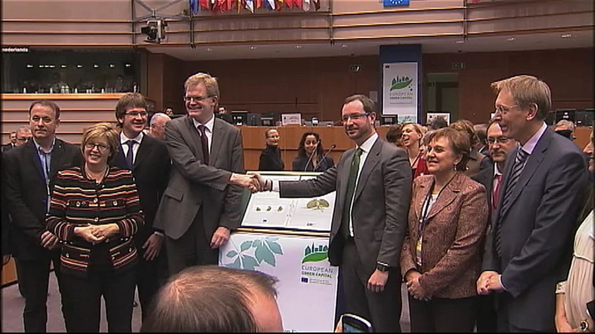 Acto en el Parlamento Europeo. Imagen: EITB Media