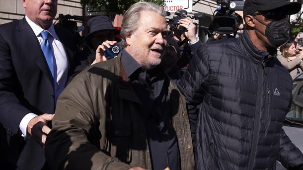 El ultraderechista Steve Bannon, exasesor del expresidente de Estados Unidos Donald Trump. Foto: EFE