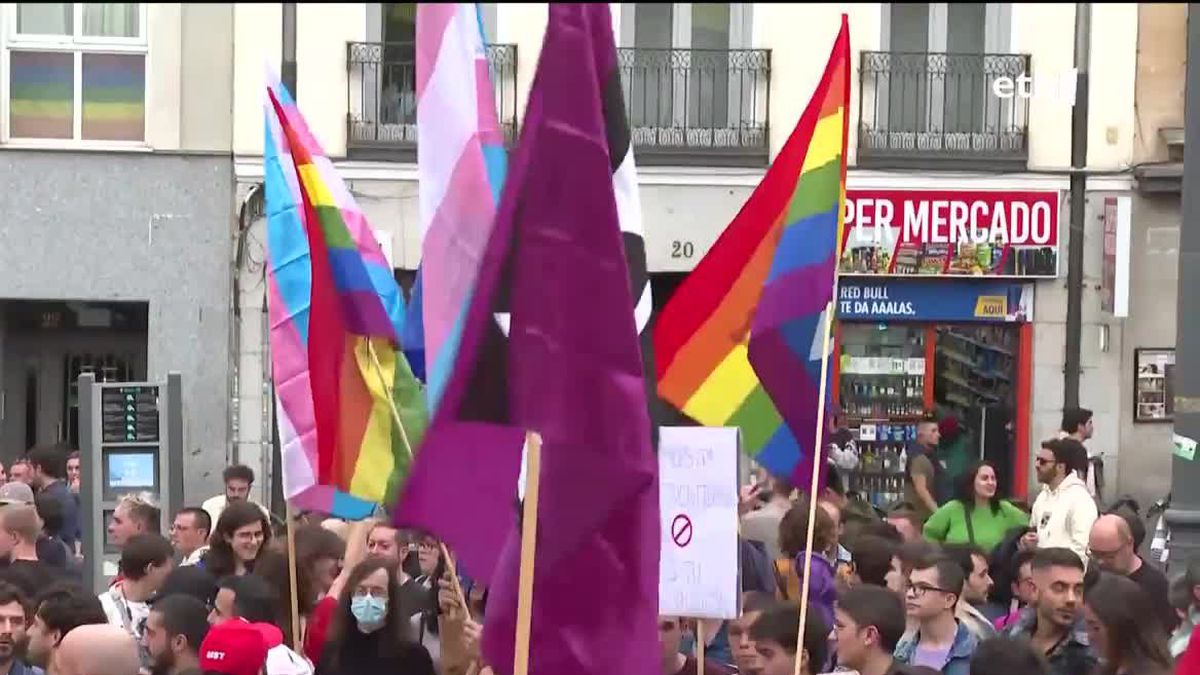 Manifestación de hoy en Madrid.