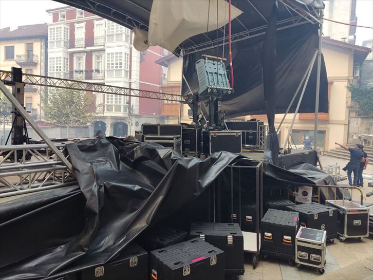 Las putxeras de Balmaseda ha sido suspendidas por un incendio en el monte Arbalitza. (Foto: 'MQP')