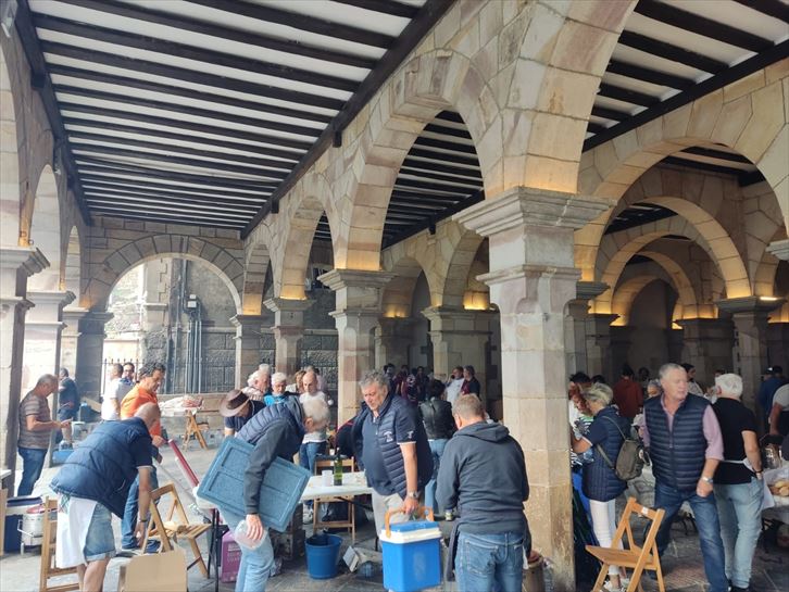 Las putxeras de Balmaseda ha sido suspendidas por un incendio en el monte Arbalitza. (Foto: 'MQP')