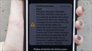 Larrialdietako alerta-mezuak mugikorretan: horrelakoak izan dira probak
