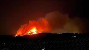 Sute bana piztu da Zugaztietan eta Berangon