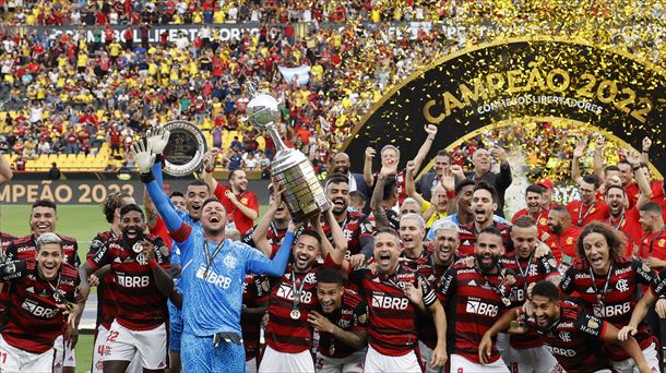 Flamengok 2022ko Libertadores Kopa irabazi zuen. Argazkia: EFE. 