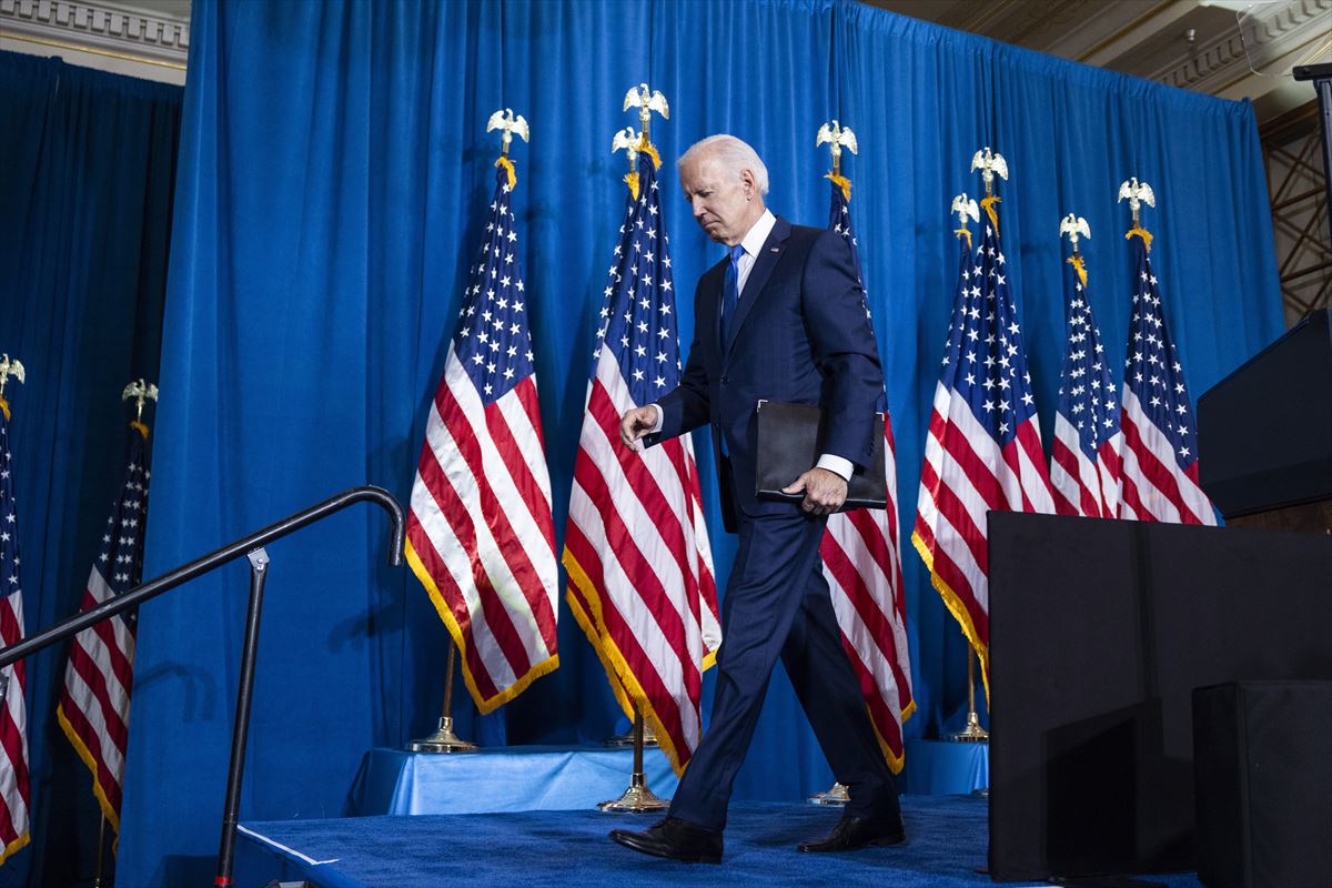 Joe Biden, en un acto de campaña. Foto: EFE