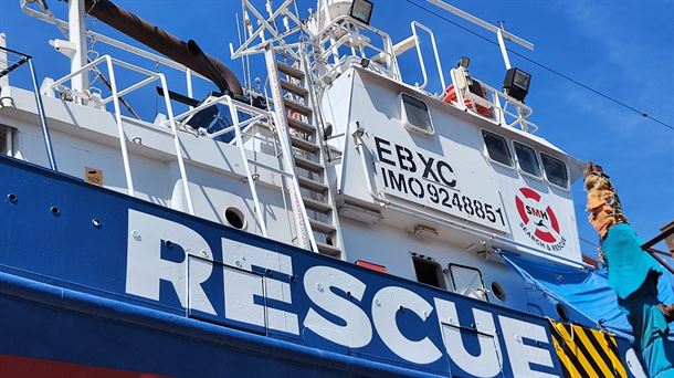 El Aita Mari realizó su primera operación de rescate en 2019 | Foto: Salvamento Marítimo Humanitario