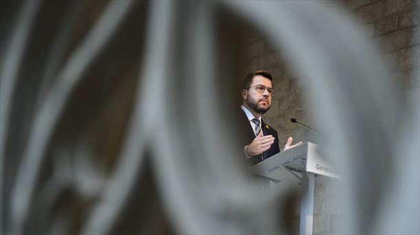 El president de la Generalitat, Pere Aragonès. Foto: EFE 