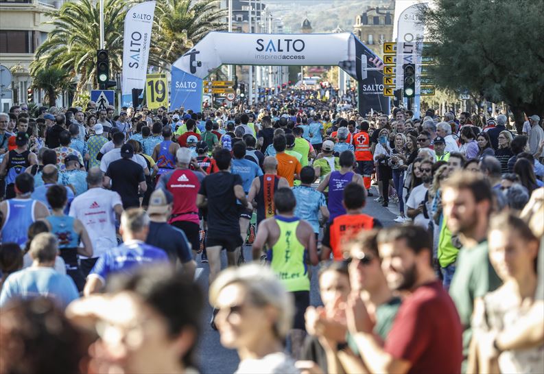 Behobia-Donostia 2022. Argazkia: EFE