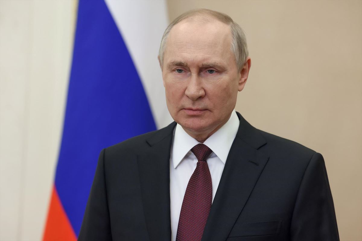 Vladimir Putin en una imagen de archivo. Foto: EFE