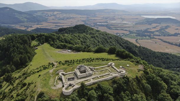 Conjunto arqueológico de Irulegi. Foto: Gobierno de Navarra. 