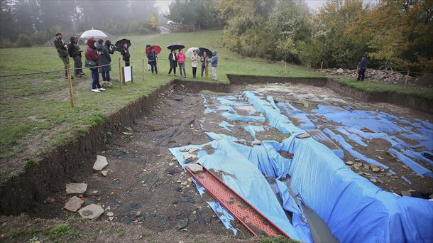 Yacimiento de Irulegi (Navarra). Foto: EFE