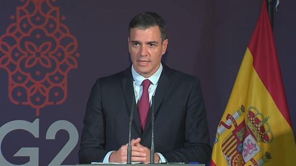 Pedro Sanchez. Europa Pressen bideo batetik ateratako irudia.