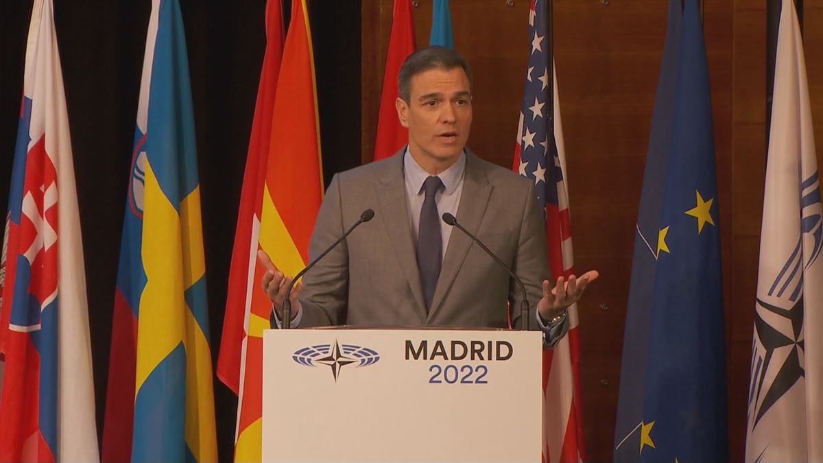 Pedro Sánchez. Imagen obtenida de un vídeo de Agencia.