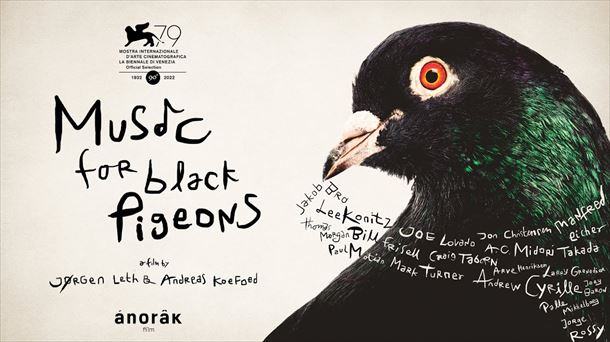 'Music for black pigeons' filmako kartela